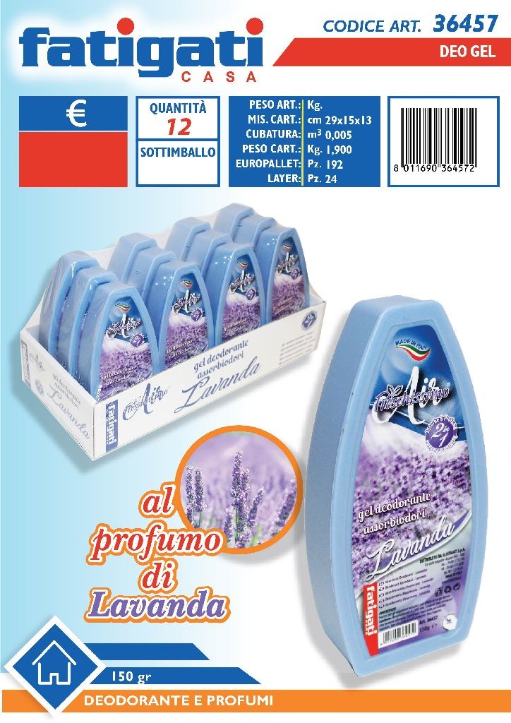 FAT/DEO GEL 150GR.LAVANDA - MARVIPA Distribuzioni