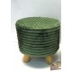 CRE/SGABELLO TO.VELL.28X29 VERDE