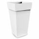 PLA/MELROSE VASO QU.ALTO 40X40X65 BIANCO