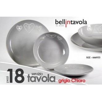 GICO/CF.TAVOLA 18PZ.GR.CH.3CUORI