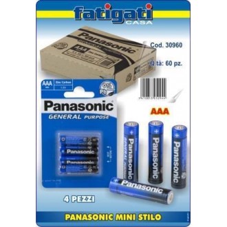 FAT/CONF.4 BATT.AAA PANASONIC