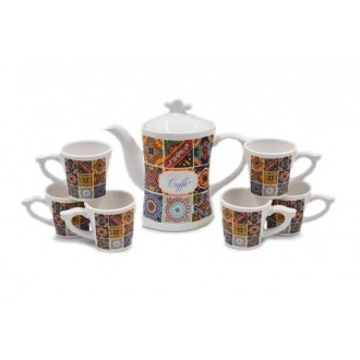 SI/SET CAFFE'7PZ.CERAMICA 82171