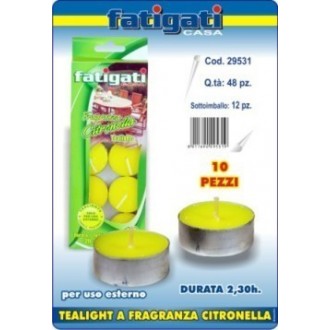 FAT/CONF.10 TEALIGHT CITRONELLA