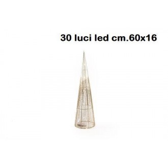 MERCN/ALBERO CONO 30LED 60X16CM.