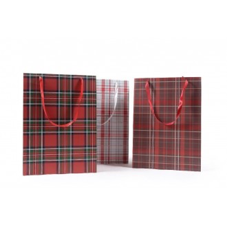 MERCN/TARTAN SACCHETTO NAT.55X40X20