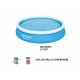 CREST/PISCINA 366X76 C/POMPA E CART.