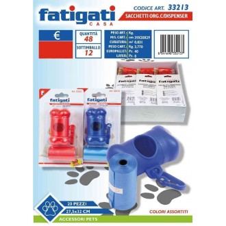 FAT/SACCHETTI ORG.C/DISPENSER 20PZ