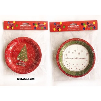 MERCN/XMAS TIME SET 4 PIATTI 87168