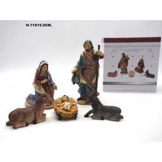 CRNAT/SET 5PZ.PRESEPE VESTE ANTICA