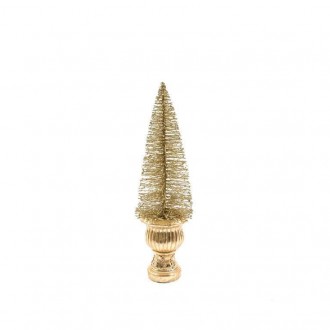 MERCN/ALBERO C/B ORO H.37X10X10CM.