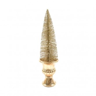 MERCN/ALBERO C/B ORO H.51X14X14CM.