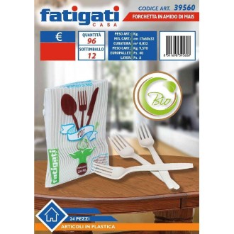 FAT/FORCHETTA BIO 24PZ.AMIDO MAIS