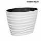 PLA/BORA VASO OVALE BIANCO 60X39X42CM.