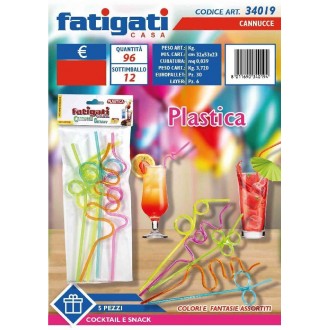 FAT/CANNUCCE PLAST.5 PZ.FANTASY