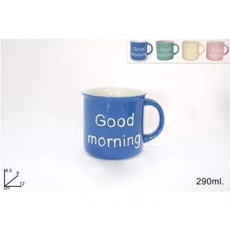 2S/TAZZA MUG 290ML.GOOD MORNING