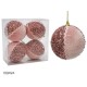 GT2/SET 4 PALLE 100MM VELLUTO ROSA