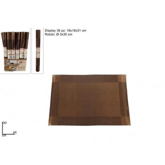 2S/TOVAGLIETTA PVC 30x45CM BROWN