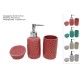 2S/SET BAGNO 3PZ BOLLE CERAMICA