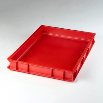 PAVO/CONTEN.E6407FLRS 60X40X7CM.ROSSO