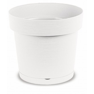 PLA/MELROSE GLAM.VASO 40CM.BIANCO