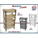 INT/CARRELLO PORTATUTTO 4 PIANI BEIGE