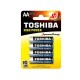 POLY/CONF.4 BATTERIE AA TOSHIBA