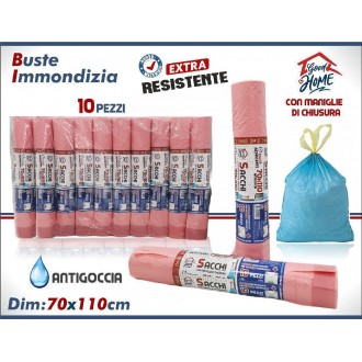 INT/BUSTE PATTUMIERA 70X110 RO.10PZ.