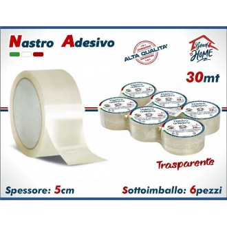 INT/NASTRO ADESIVO TRSP.30MT.