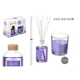 ARTE/SET MIKADO 100ML.LAVANDA